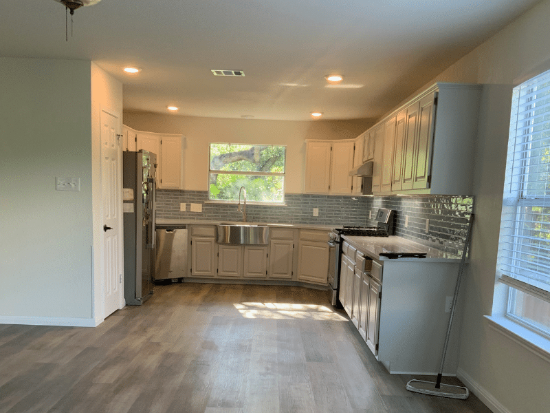 Newly remodeled kitchen in Leander, Texas